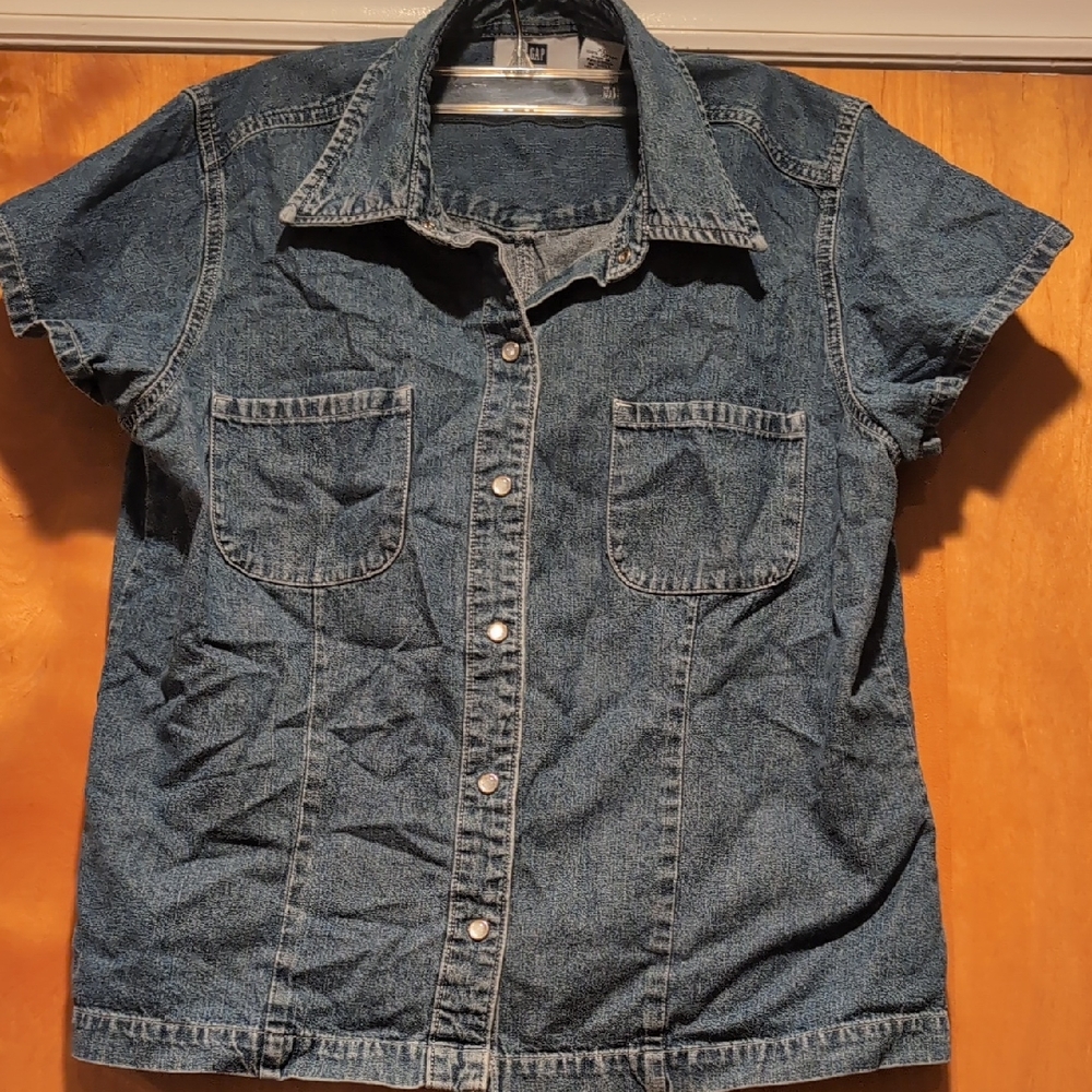 GAP Denim Blue Casual Shirt
